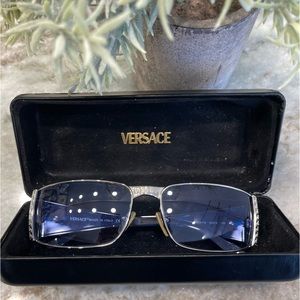Vintage Versace Blue lens Sunglasses